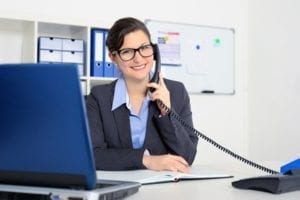 Service-Hotline Mitarbeiterin Seniorenbetreuung